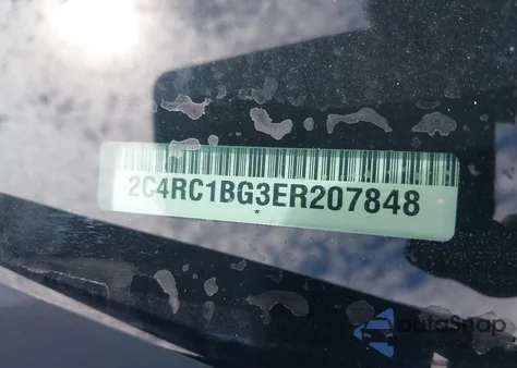 2014 Chrysler Town & Country Touring из США, поврежденный, VIN 2C4RC1BG3ER207848